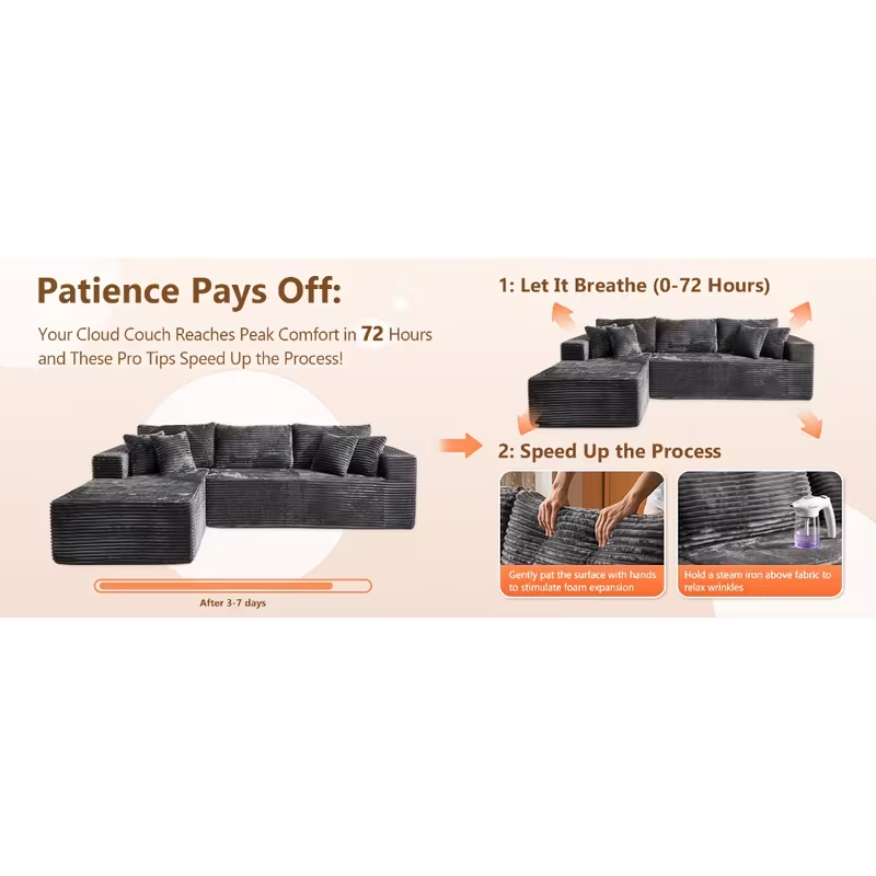 Modular Sectional Sofa Cloud Sectional Couch