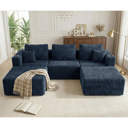 U-Shaped Cloud Modular Sectional Sofa